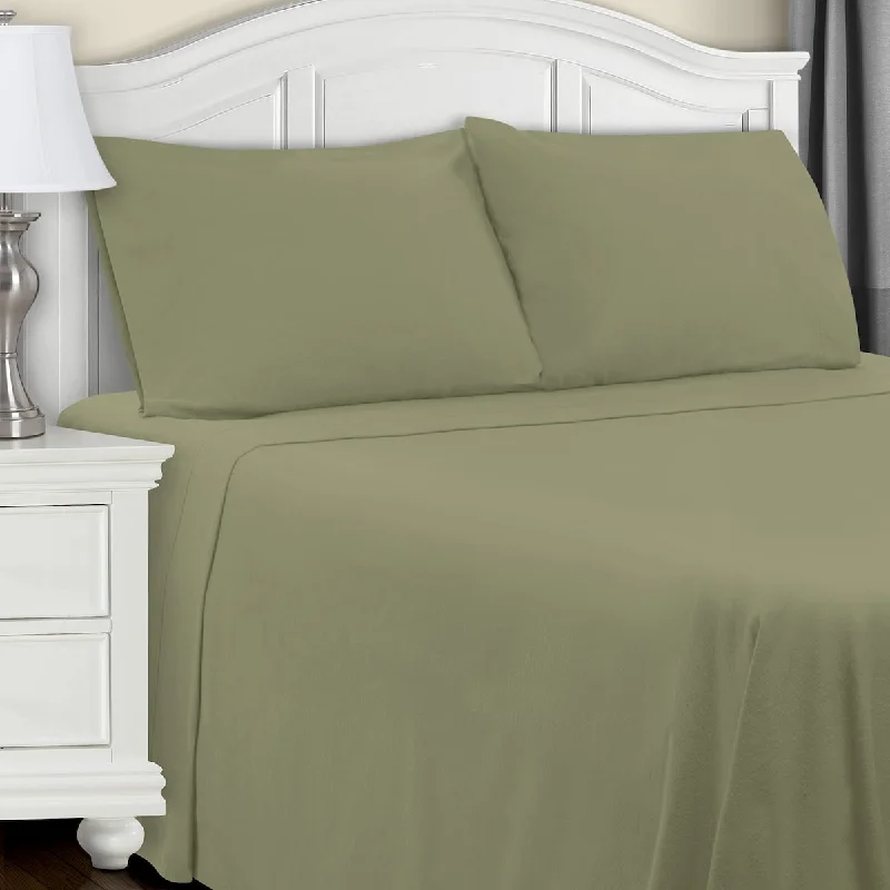 Twin - Size Sheet Sets with a Pillow ProtectorExtra Soft All Season 100% Brushed Cotton Flannel Solid Bedding Sheet Set with Deep Pockets Fitted Sheet - Sage, Queen Size Twin - Size Sheet Sets with a Pillow ProtectorExtra Soft All Season 100% Brushed Cotton Flannel Solid Bedding Sheet Set with Deep Pockets Fitted Sheet - Sage, Queen Size