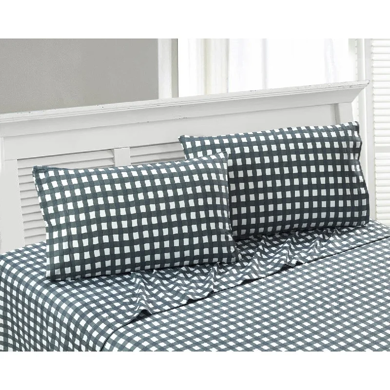 King - Size Sheet Sets with a Decorative Pillow SetRustic Cabin- Huckle Grey Sheet Set King - Size Sheet Sets with a Decorative Pillow SetRustic Cabin- Huckle Grey Sheet Set