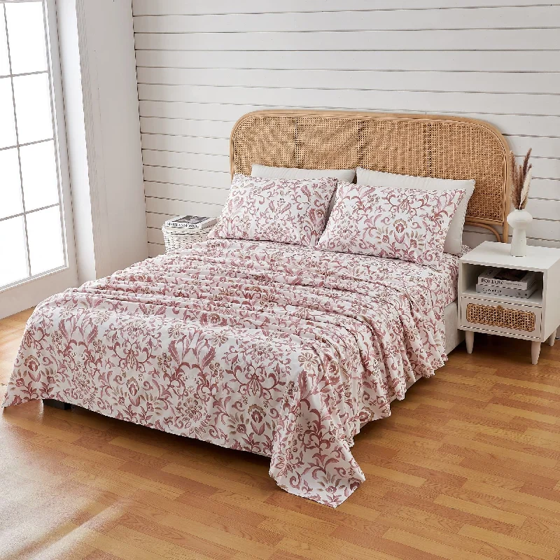 Jersey - Knit Sheets for a Comfortable and Casual BedLinery & Co. Ultra-Soft Brushed Winter-Themed Microfiber Sheet Set Jersey - Knit Sheets for a Comfortable and Casual BedLinery & Co. Ultra-Soft Brushed Winter-Themed Microfiber Sheet Set