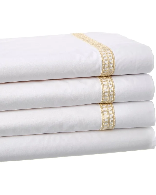 King - Size Sheet Sets with a Decorative Pillow SetMaurizio Italy Squares Sheet Set King - Size Sheet Sets with a Decorative Pillow SetMaurizio Italy Squares Sheet Set