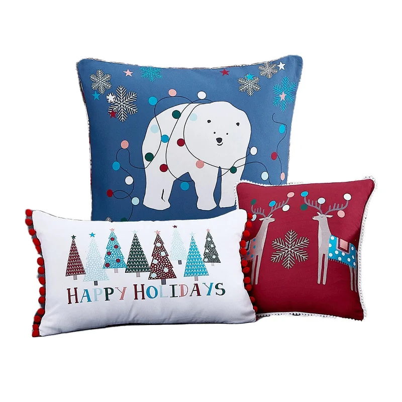 Lumbar Support Pillows for Car SeatsWinter Wonderland 3-Piece Throw Pillow Set