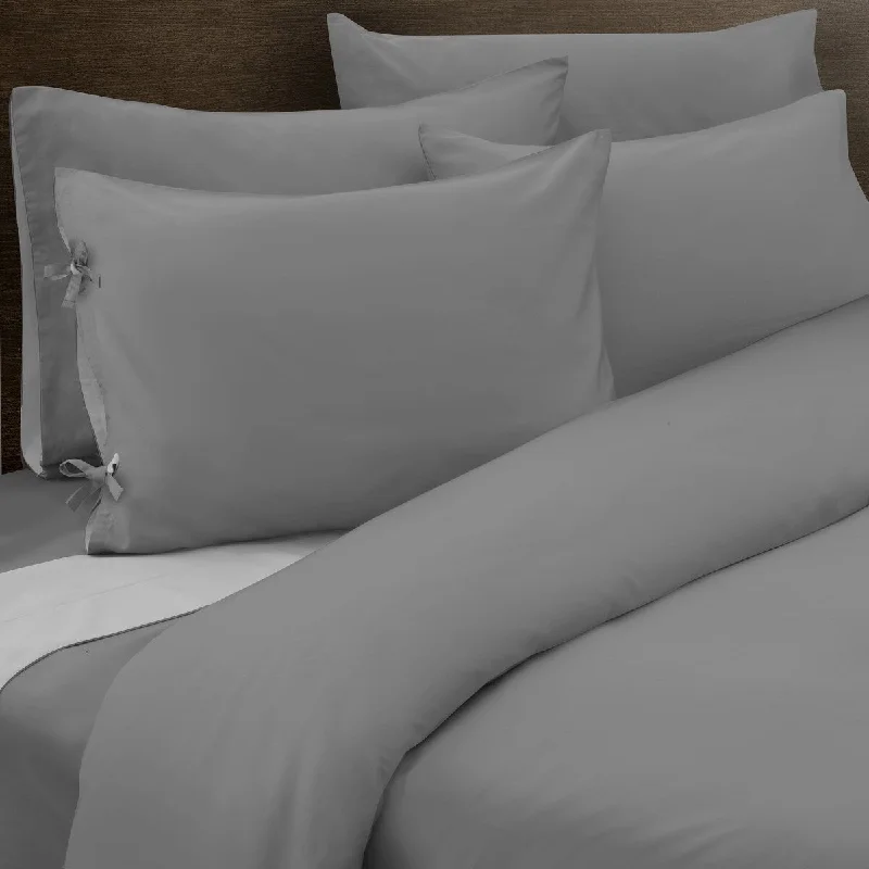 Fitted Sheets with Reinforced Corners for Long - Lasting UseFLIP Reversible Mini DVT DkGrey/Silver from Grace Home Fashions Fitted Sheets with Reinforced Corners for Long - Lasting UseFLIP Reversible Mini DVT DkGrey/Silver from Grace Home Fashions
