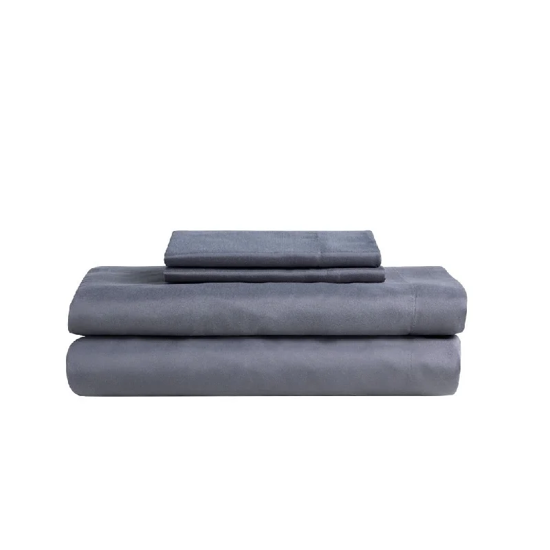 Polyester - Cotton Blend Sheets for Durability and ComfortSoft & Cozy Brushed 3Pc 75Gsm Sheet Set Silver Filagree Twin Xl Polyester - Cotton Blend Sheets for Durability and ComfortSoft & Cozy Brushed 3Pc 75Gsm Sheet Set Silver Filagree Twin Xl