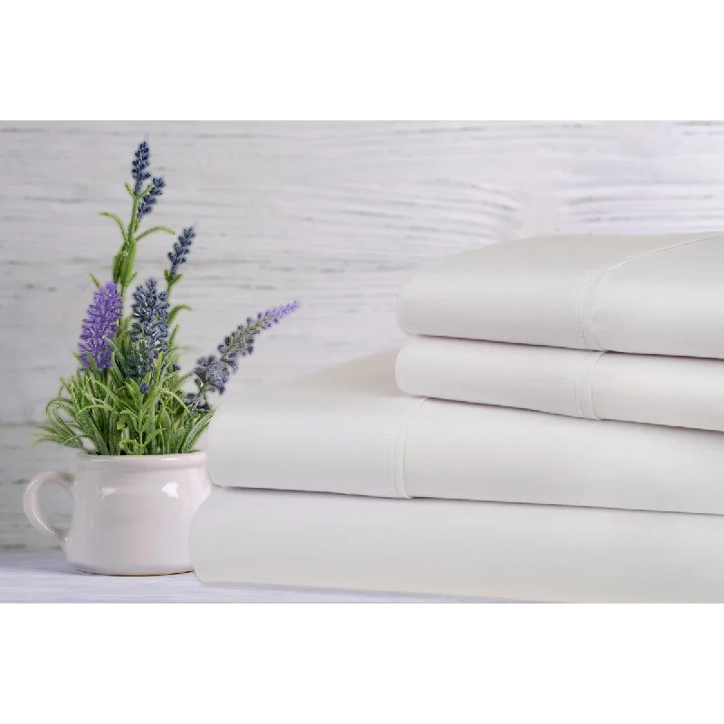 Moisture - Wicking Cotton Sheets for a Dry and Comfortable SleepRayon from Bamboo Lavender Infused Scented 4-Piece Sheet Set Moisture - Wicking Cotton Sheets for a Dry and Comfortable SleepRayon from Bamboo Lavender Infused Scented 4-Piece Sheet Set