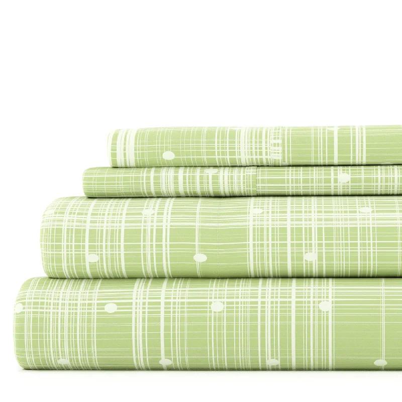 Hypoallergenic Silk Sheets for Sensitive SleepersPolka Dot Moss Pattern Sheet Set Ultra Soft Microfiber Bedding Hypoallergenic Silk Sheets for Sensitive SleepersPolka Dot Moss Pattern Sheet Set Ultra Soft Microfiber Bedding