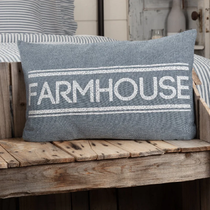 Firm Pillows for Side SleepersSawyer Mill Blue Farmhouse Pillow