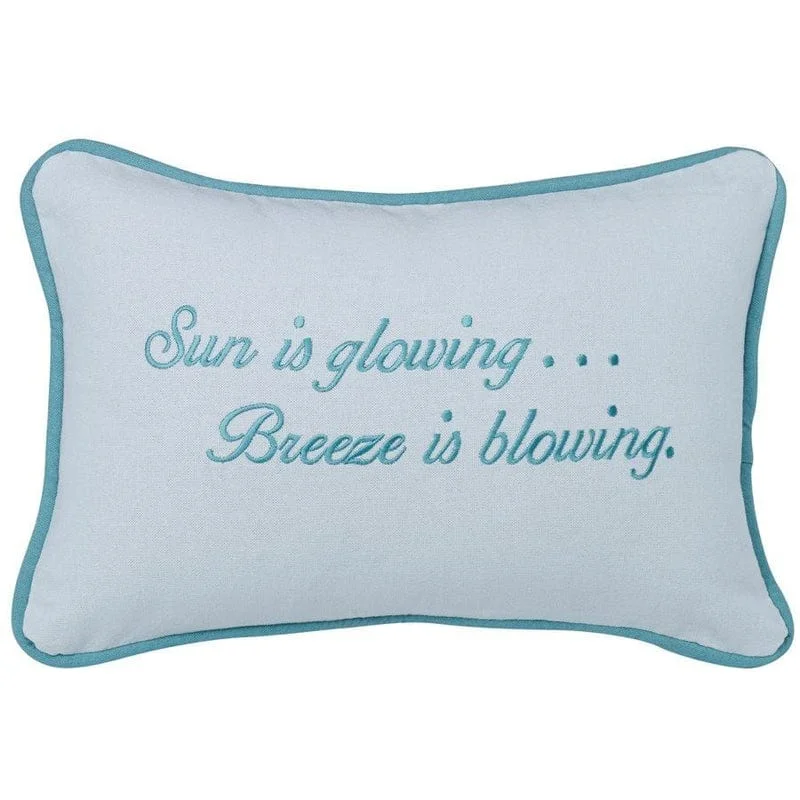 Cooling Pillows for Hot SleepersCatalina Aqua Embroidered Breeze Pillow