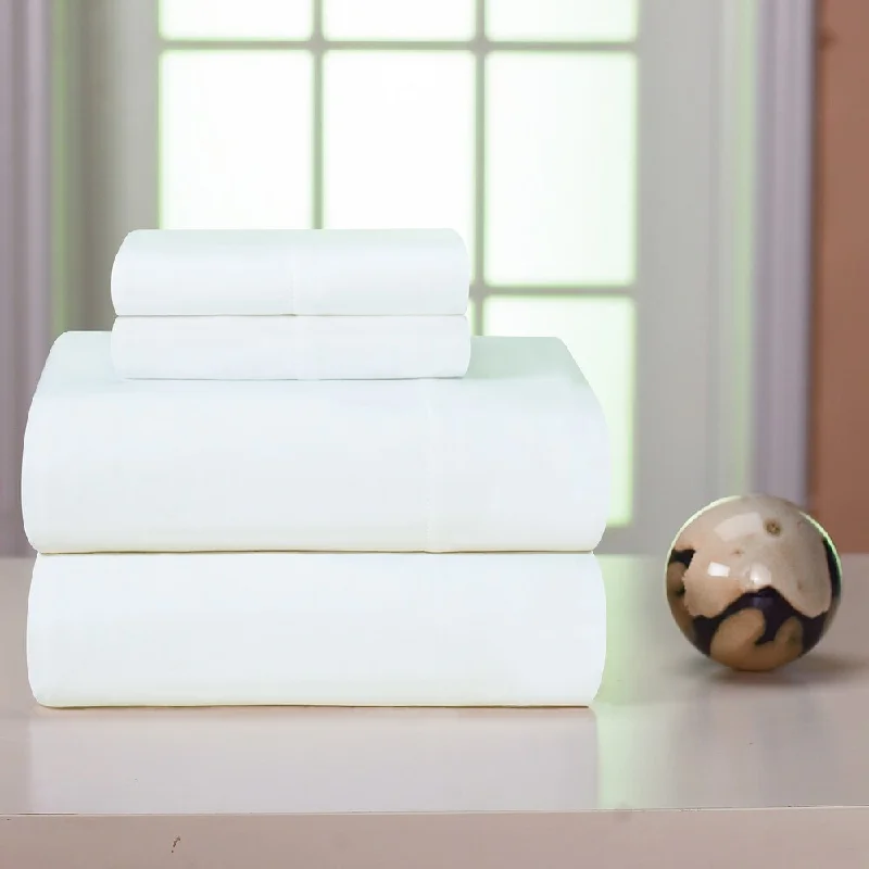 Flat Sheets with a High - Quality Finish for a Luxurious LookPointehaven White Solid Heavyweight Flannel Sheet Set