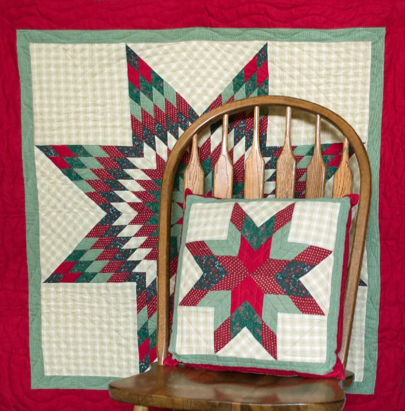 Plush Pillows for a Cozy BedChristmas Lone Star Toss Pillow
