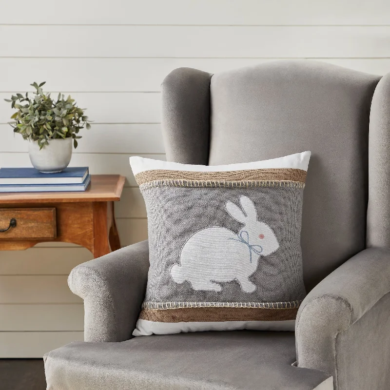 Velvet Pillows for a Touch of EleganceBurlap Applique Bunny Pillow