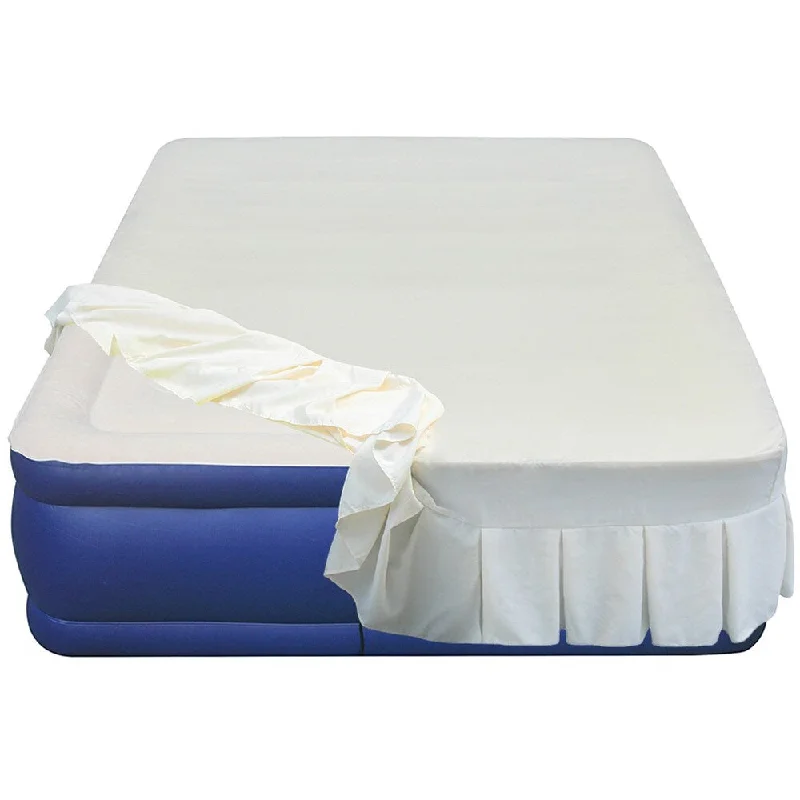 Moisture - Wicking Cotton Sheets for a Dry and Comfortable SleepAirtek Flocked 20-inch Queen-size Airbed with Skirted Sheet Cover Moisture - Wicking Cotton Sheets for a Dry and Comfortable SleepAirtek Flocked 20-inch Queen-size Airbed with Skirted Sheet Cover