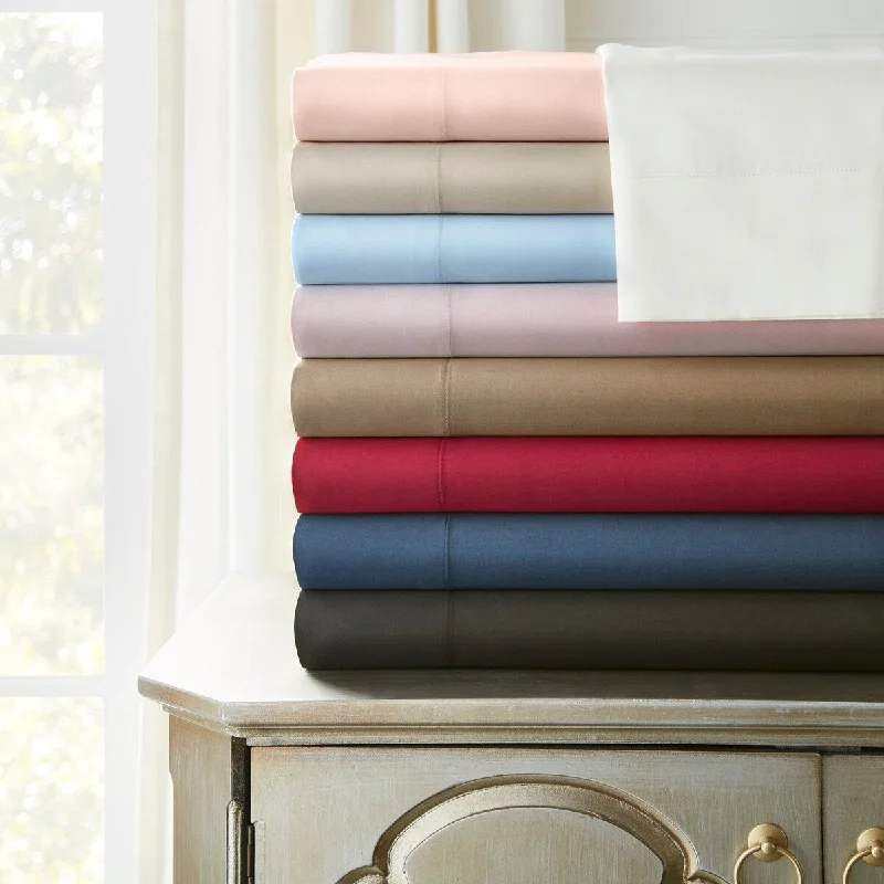 Flat Sheets with a High - Quality Finish for a Luxurious LookPremium Giza - 600 Thread Count Egyptian Cotton Solid Sheet Set Flat Sheets with a High - Quality Finish for a Luxurious LookPremium Giza - 600 Thread Count Egyptian Cotton Solid Sheet Set