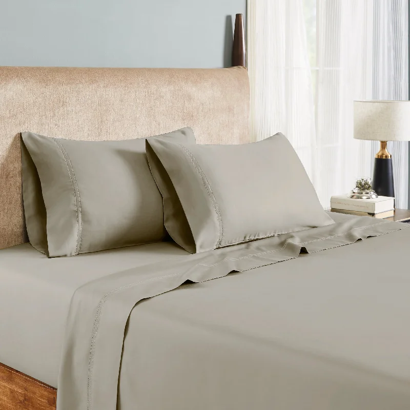 Quilted Cotton Sheets for a Warm and Inviting BedModern Threads 1000 Thread Count Tri-Blend 6-Piece Sheet Set With Double Hole Hem Quilted Cotton Sheets for a Warm and Inviting BedModern Threads 1000 Thread Count Tri-Blend 6-Piece Sheet Set With Double Hole Hem
