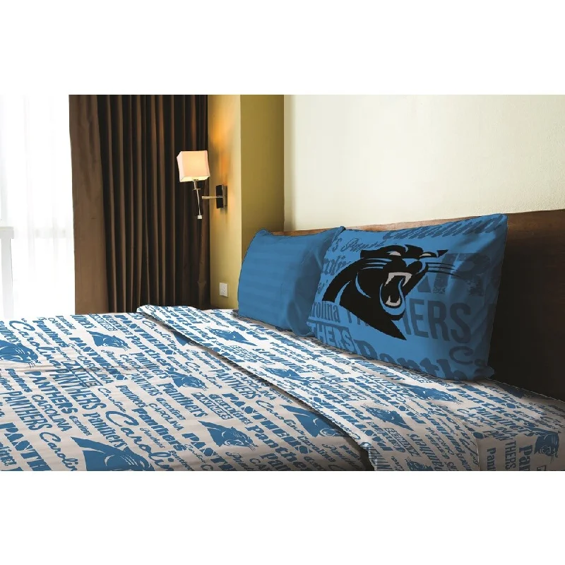 Rayon - Cotton Sheets for a Breathable and Soft BlendNFL 820 Panthers Twin Sheet Set Anthem - Black Rayon - Cotton Sheets for a Breathable and Soft BlendNFL 820 Panthers Twin Sheet Set Anthem - Black