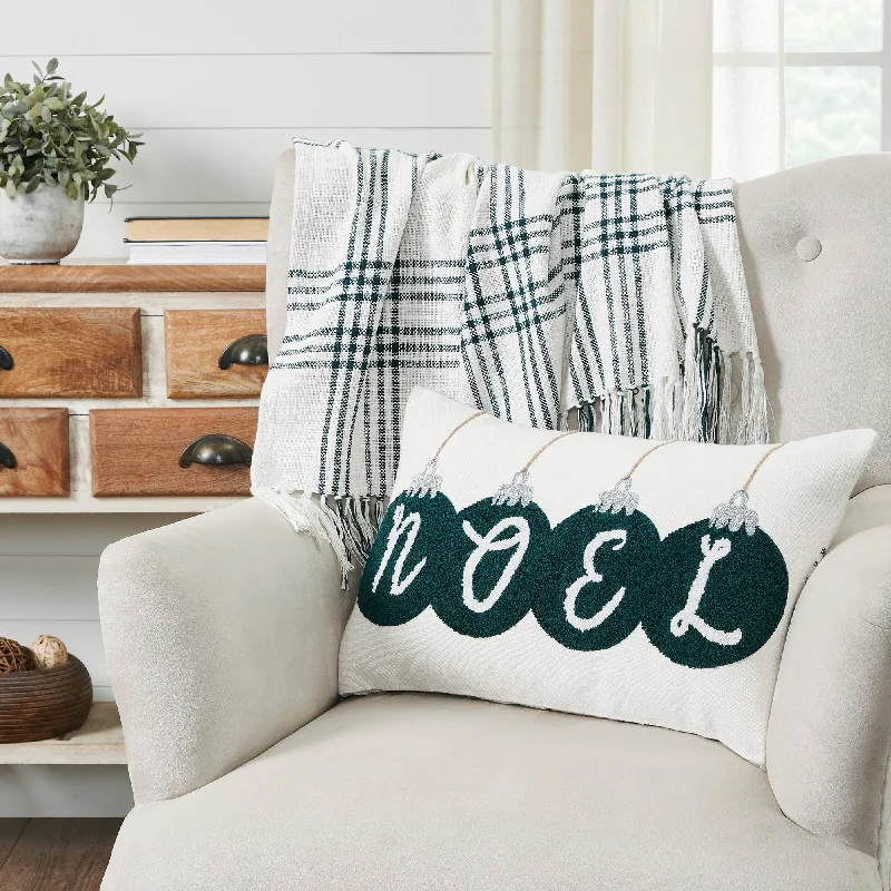 Kids Pillows with Fun DesignsPine Grove Embroidered Noel Pillow