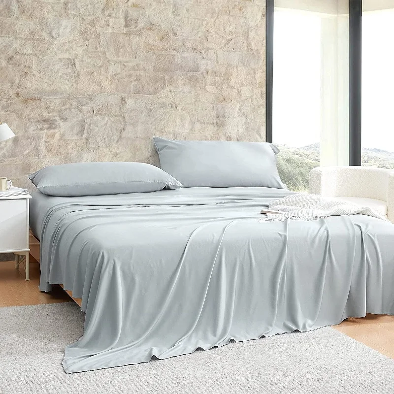 Linen - Cotton Blend Sheets for a Natural and Versatile OptionSnorze® Cloud Sheet Set - Coma Inducer® Ultra Cozy - Glacier Gray