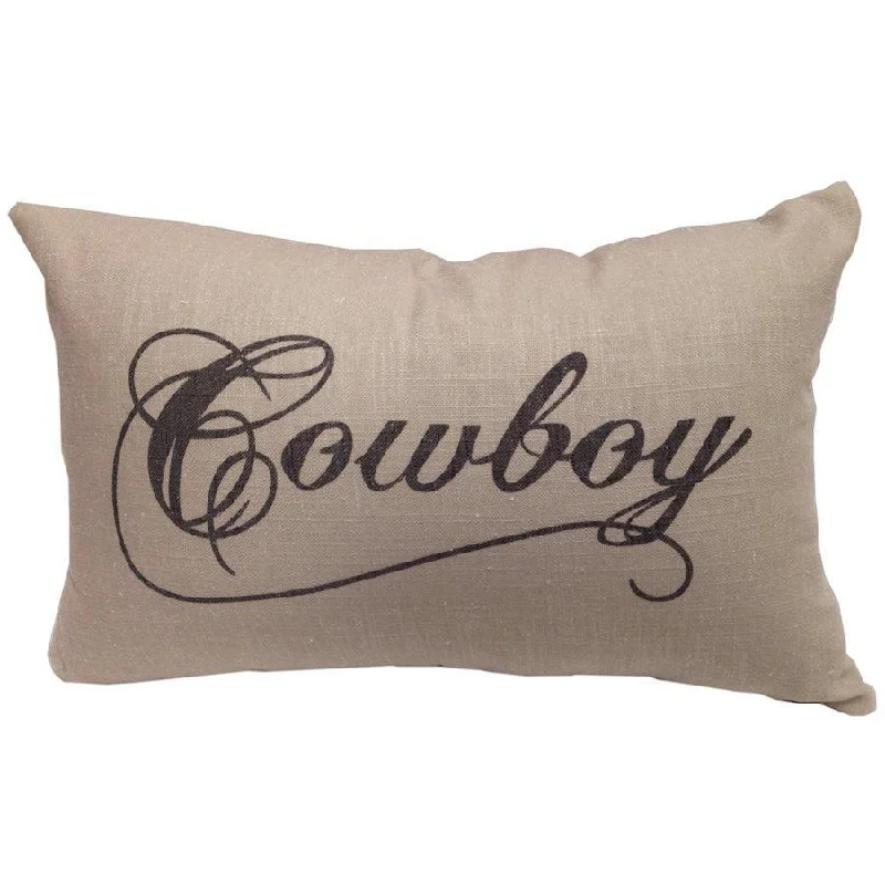 Down Alternative Pillows for Ethical ChoicesCowboy Printed Pillow