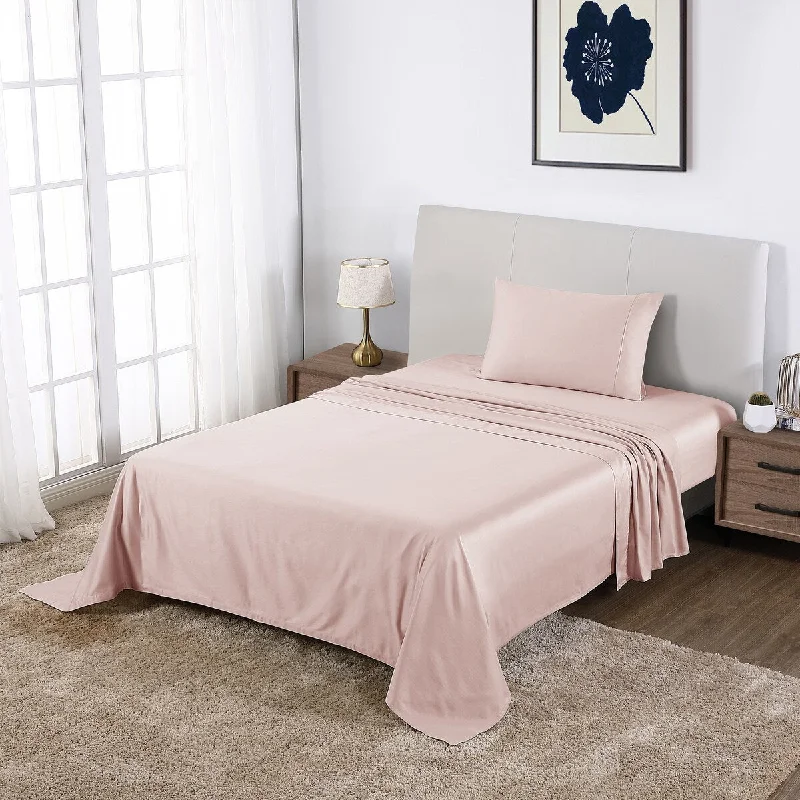 Thermal - Regulating Bamboo Sheets for All - Season ComfortAnne Klein Antimicrobial 300 Thread Count 100% Cotton Sateen Sheet Set Thermal - Regulating Bamboo Sheets for All - Season ComfortAnne Klein Antimicrobial 300 Thread Count 100% Cotton Sateen Sheet Set