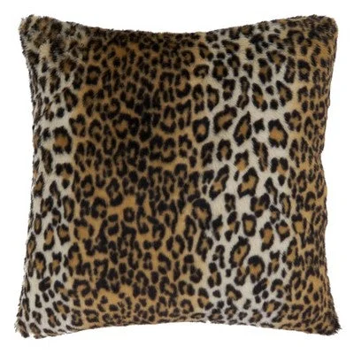 Decorative Pillows for Living Room MakeoverOpen Box - 18"x18" Faux Fur Design Poly Filled Cheetah Print Square Throw Pillow Brown - Saro Lifestyle Decorative Pillows for Living Room MakeoverOpen Box - 18"x18" Faux Fur Design Poly Filled Cheetah Print Square Throw Pillow Brown - Saro Lifestyle