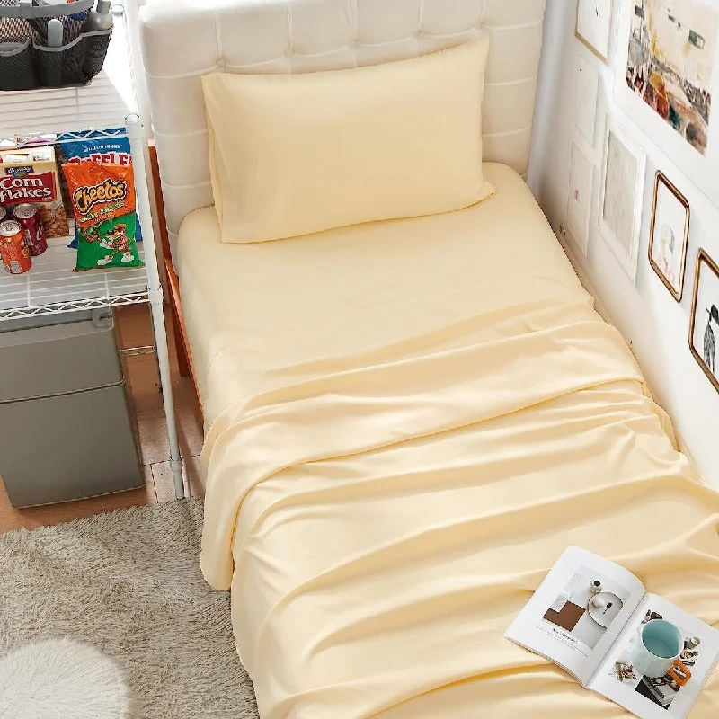 Queen - Size Sheet Sets with a European Pillowcase SetDorm Haul® - Comfy College Sheets - Twin XL Bedding Queen - Size Sheet Sets with a European Pillowcase SetDorm Haul® - Comfy College Sheets - Twin XL Bedding