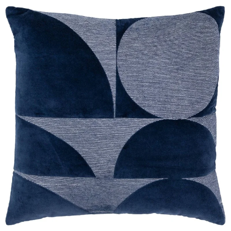 Silk Pillows for Smooth Skin and HairNew - 20"x20" Oversize Geometric Shapes Square Throw Pillow Cover Blue - Rizzy Home Silk Pillows for Smooth Skin and HairNew - 20"x20" Oversize Geometric Shapes Square Throw Pillow Cover Blue - Rizzy Home