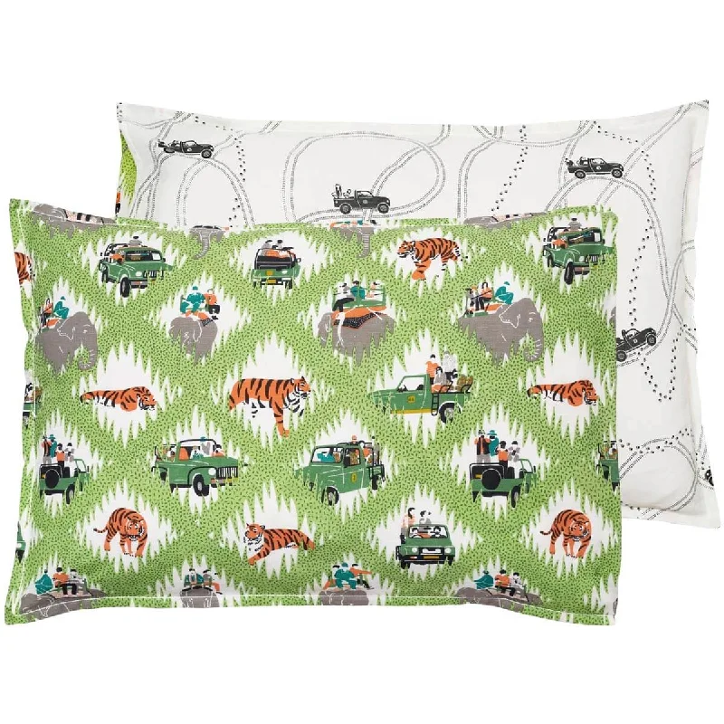 Kids Pillows with Fun DesignsSafari Tracks Pillowcase