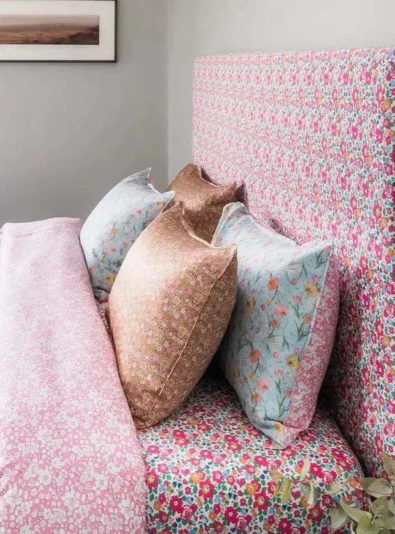 Sheet Sets with Multiple Pillowcase OptionsFitted Sheet Made With Liberty Fabric BETSY DEEP PINK Sheet Sets with Multiple Pillowcase OptionsFitted Sheet Made With Liberty Fabric BETSY DEEP PINK