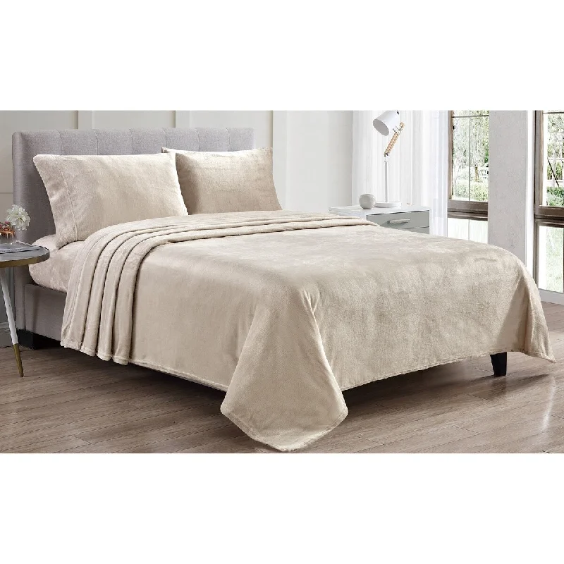 Flat Sheets with a High - Quality Finish for a Luxurious LookKansas Wrinkle Resistant Ultra Soft Solid Premium Bed Sheet Set Queen Lt. Brown Flat Sheets with a High - Quality Finish for a Luxurious LookKansas Wrinkle Resistant Ultra Soft Solid Premium Bed Sheet Set Queen Lt. Brown