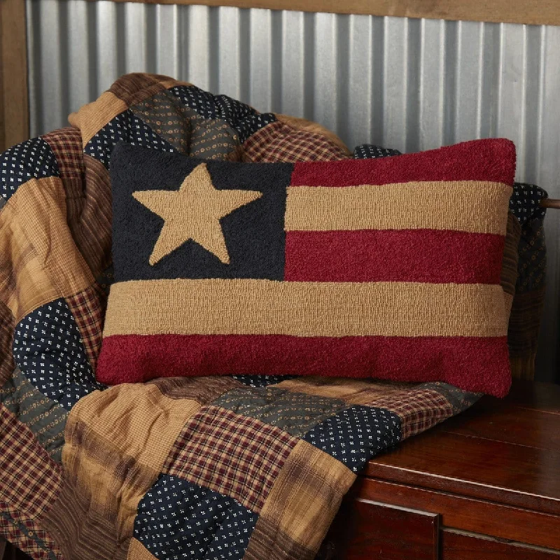 Feather Pillows for a Luxurious SleepPatriotic Patch Hooked Pillow