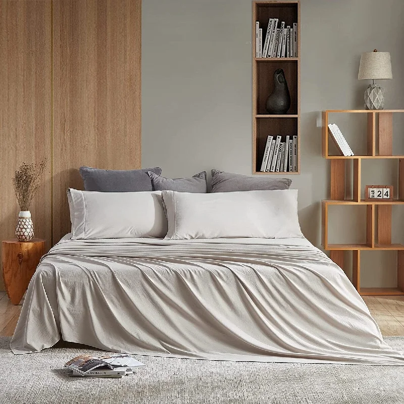 Thermal - Regulating Bamboo Sheets for All - Season ComfortSnorze® Cloud Sheet Set - Coma Inducer® Peach Soft Microfiber - Nashville Nights Thermal - Regulating Bamboo Sheets for All - Season ComfortSnorze® Cloud Sheet Set - Coma Inducer® Peach Soft Microfiber - Nashville Nights