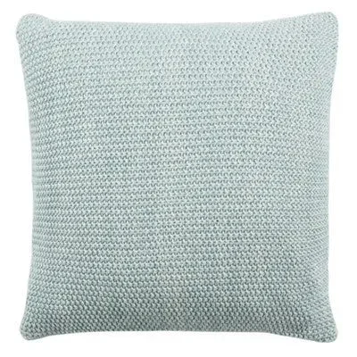 Down Alternative Pillows for Ethical ChoicesOpen Box - 20"x20" Oversize Liliana Knit Square Throw Pillow Blue - Safavieh Down Alternative Pillows for Ethical ChoicesOpen Box - 20"x20" Oversize Liliana Knit Square Throw Pillow Blue - Safavieh