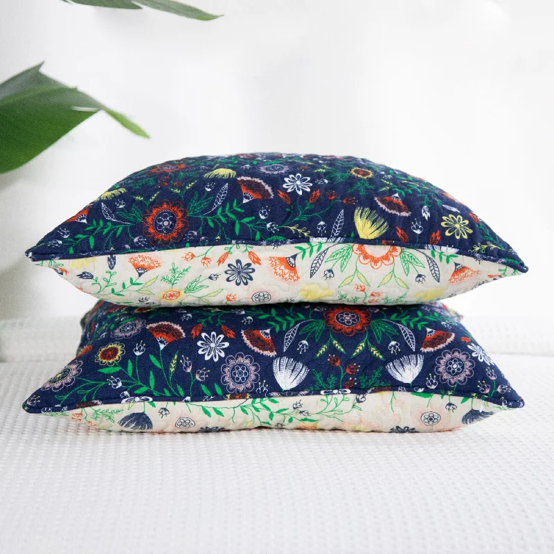 Cooling Pillows for Hot SleepersBoho Bloom Quilted Shams
