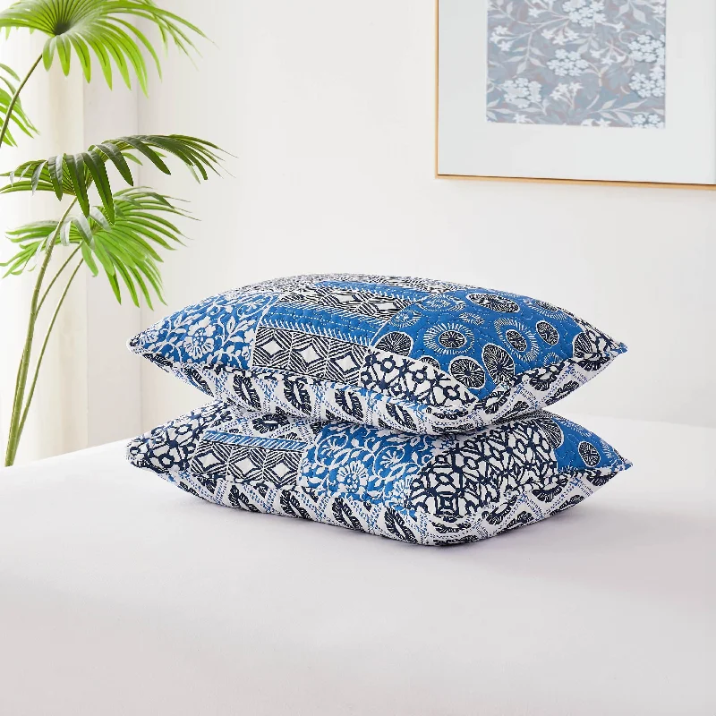 Silk Pillows for Smooth Skin and HairGlobal Patch Quilted Sham Covers