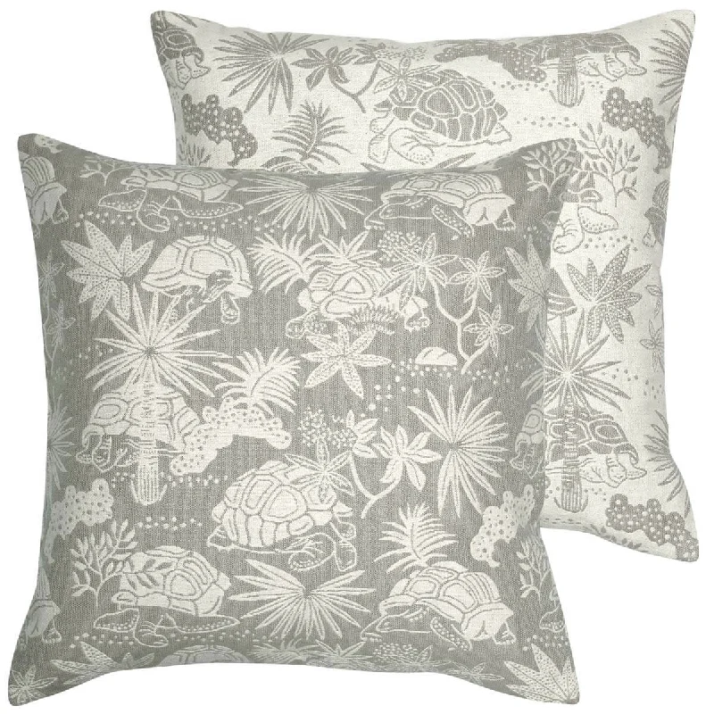 Silk Pillows for Smooth Skin and HairGreige Tortoise Woven Cushion Cover