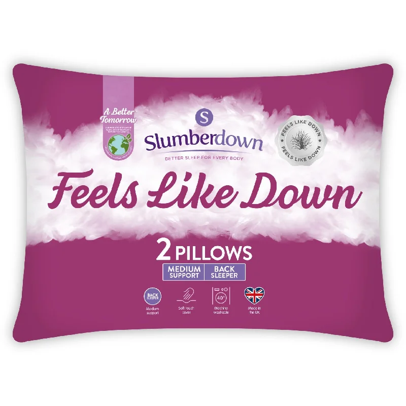 Cotton Pillows for Natural ComfortFeels Like Down Pillow