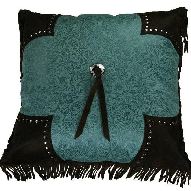Bolster Pillows for Sofa DecorationCheyenne Turquoise Concho Pillow