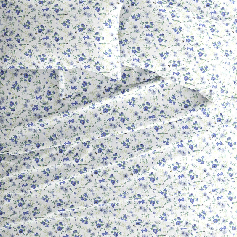 Quilted Cotton Sheets for a Warm and Inviting BedBlossoms Light Blue Pattern Sheet Set Ultra Soft Microfiber Bedding Quilted Cotton Sheets for a Warm and Inviting BedBlossoms Light Blue Pattern Sheet Set Ultra Soft Microfiber Bedding