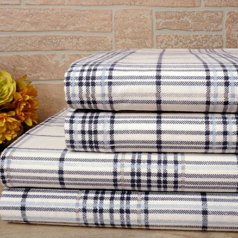 Rayon - Cotton Sheets for a Breathable and Soft Blend100% Cotton Printed Flannel Soft Deep Pocket Queen Navy Stripes Rayon - Cotton Sheets for a Breathable and Soft Blend100% Cotton Printed Flannel Soft Deep Pocket Queen Navy Stripes