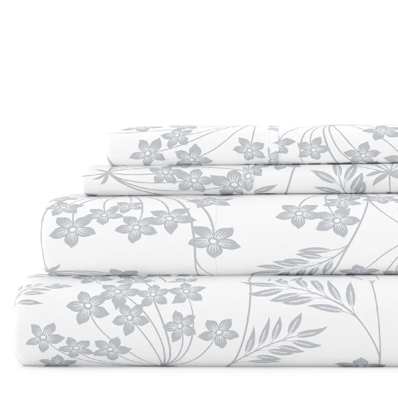 Twin - Size Sheet Sets with a Pillow ProtectorChantilly Lace Light Blue Pattern Sheet Set Ultra Soft Microfiber Bedding, Queen Twin - Size Sheet Sets with a Pillow ProtectorChantilly Lace Light Blue Pattern Sheet Set Ultra Soft Microfiber Bedding, Queen
