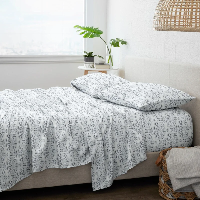Flat Sheets with a High - Quality Finish for a Luxurious LookBecky Cameron Garden Estate Pattern 4 Piece Bed Sheets Set Flat Sheets with a High - Quality Finish for a Luxurious LookBecky Cameron Garden Estate Pattern 4 Piece Bed Sheets Set