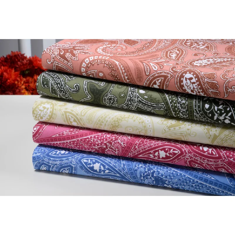 Jersey - Knit Sheets for a Comfortable and Casual BedPaisley Collection 500 Thread Count 100-percent Egyptian Cotton Bed Sheet Set Jersey - Knit Sheets for a Comfortable and Casual BedPaisley Collection 500 Thread Count 100-percent Egyptian Cotton Bed Sheet Set