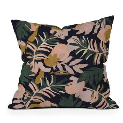 Back Support Pillows for Office ChairsNew - 16"x16" Marta Barragan Camarasa Abstract Nature Tropical Square Throw Pillow - Deny Designs: Indoor Decorative Accent Back Support Pillows for Office ChairsNew - 16"x16" Marta Barragan Camarasa Abstract Nature Tropical Square Throw Pillow - Deny Designs: Indoor Decorative Accent