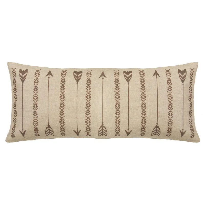 Cotton Pillows for Natural ComfortBurlap Arrow Pillow