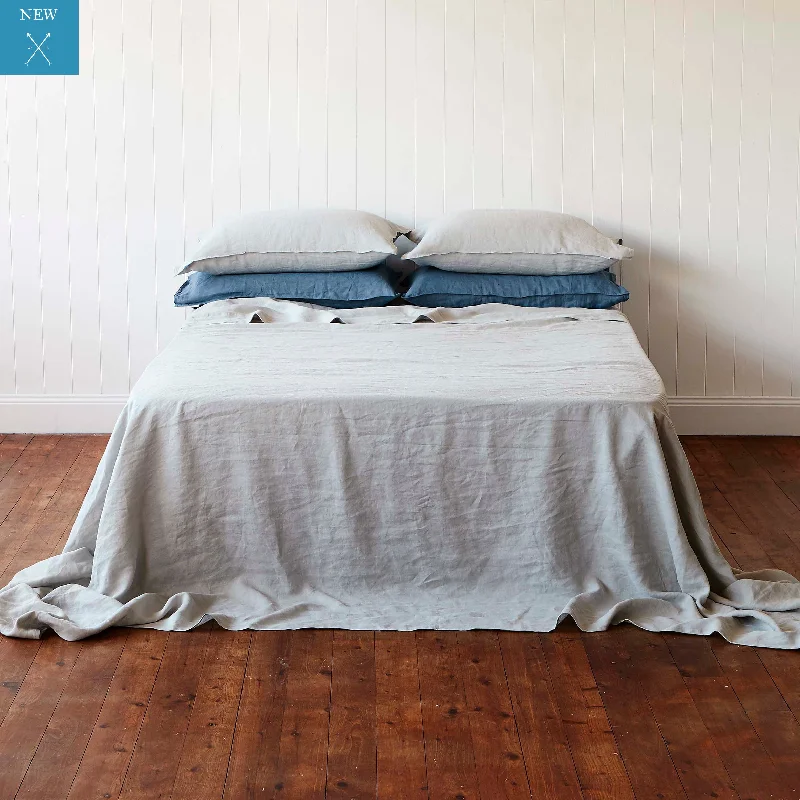 Jersey - Knit Sheets for a Comfortable and Casual BedManhattan Grey Flat Sheet