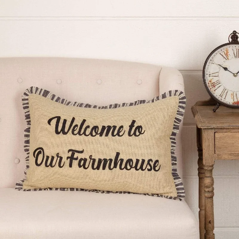 Kids Pillows with Fun DesignsAshmont Welcome to Our Farmhouse Pillow
