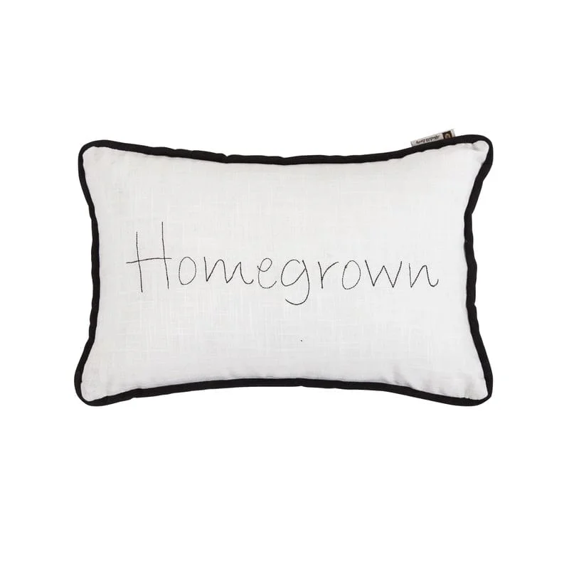 Back Support Pillows for Office ChairsHomegrown Embroidered Pillow