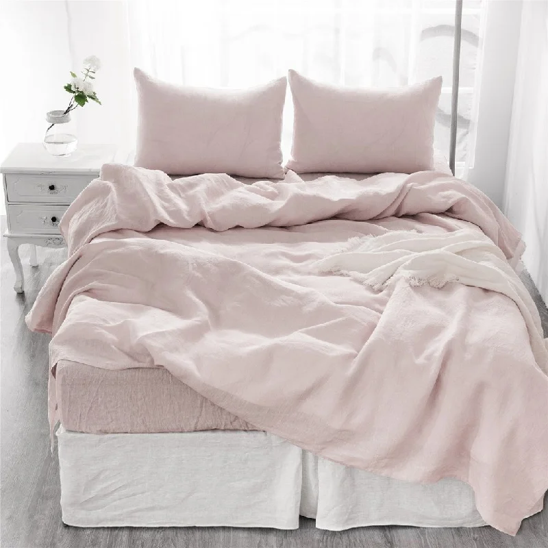 Anti - Pill Microfiber Sheets for a Smooth AppearanceNative Linum Linen Bedding Set Twin Size 4 Pc Anti - Pill Microfiber Sheets for a Smooth AppearanceNative Linum Linen Bedding Set Twin Size 4 Pc