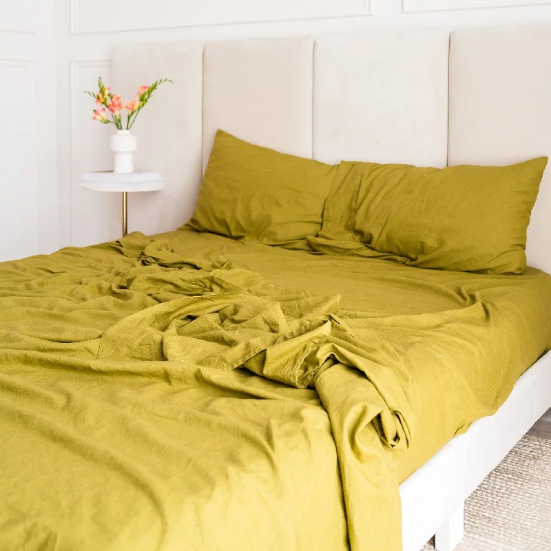 Jersey - Knit Sheets for a Comfortable and Casual BedLinen Cotton Blend Sheet Sets