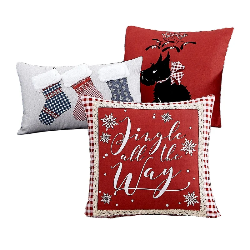 Cotton Pillows for Natural ComfortCozy Cottage 3-Piece Throw Pillow Set