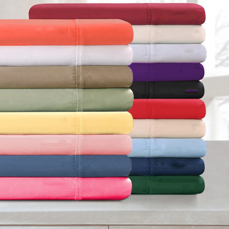Queen - Size Sheet Sets with a European Pillowcase SetPersian Collection1900 Count Fitted 16" Deep Elastic Queen Teal Queen - Size Sheet Sets with a European Pillowcase SetPersian Collection1900 Count Fitted 16" Deep Elastic Queen Teal